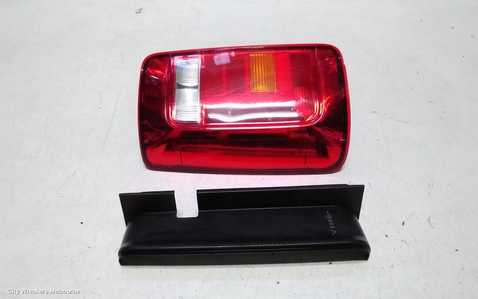 VOLKSWAGEN CADDY LEFT TAILLIGHT, 2KN, BARN DOOR TYPE, 07/2015 - 02/2021
