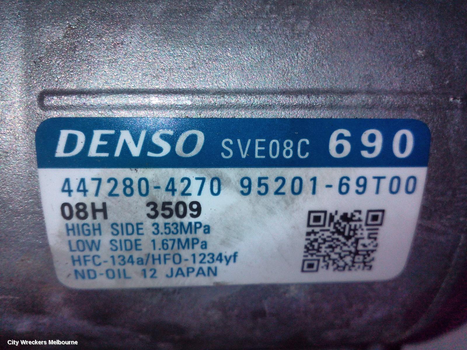 SUZUKI SWIFT A/C COMPRESSOR, UZ, PETROL, 1.2, MHEV, 12/2023 ONWARDS