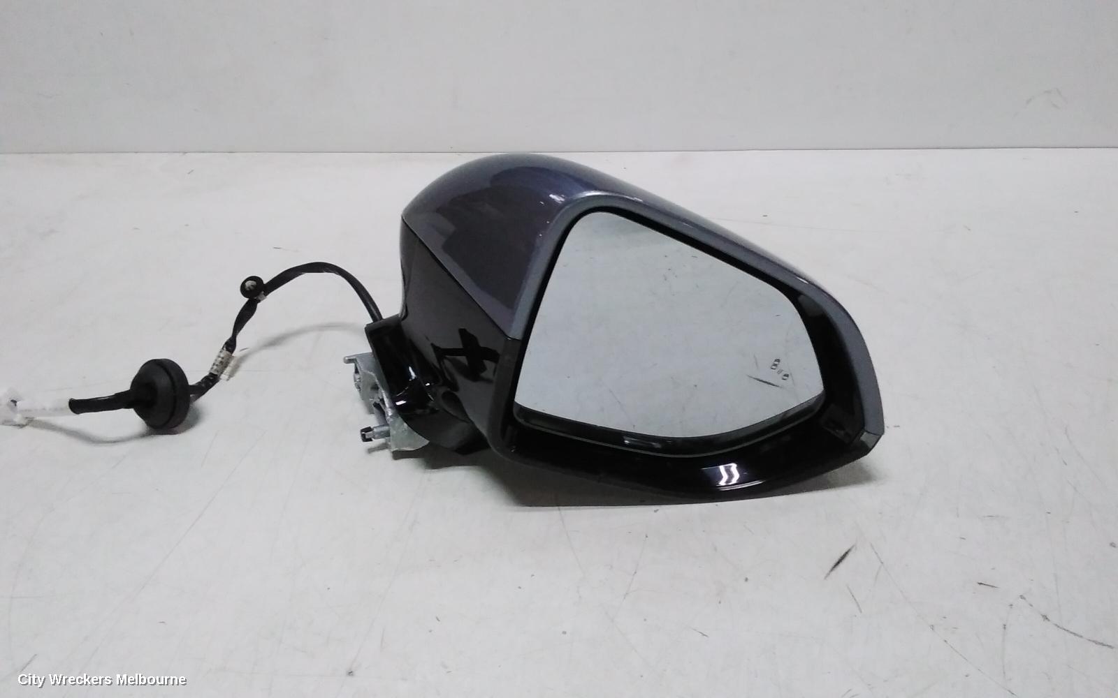 MG HS RIGHT DOOR MIRROR, AS33, W/ MANUAL FOLD, NON CAMERA TYPE, COLOUR CODED, 01/2024 ONWARDS
