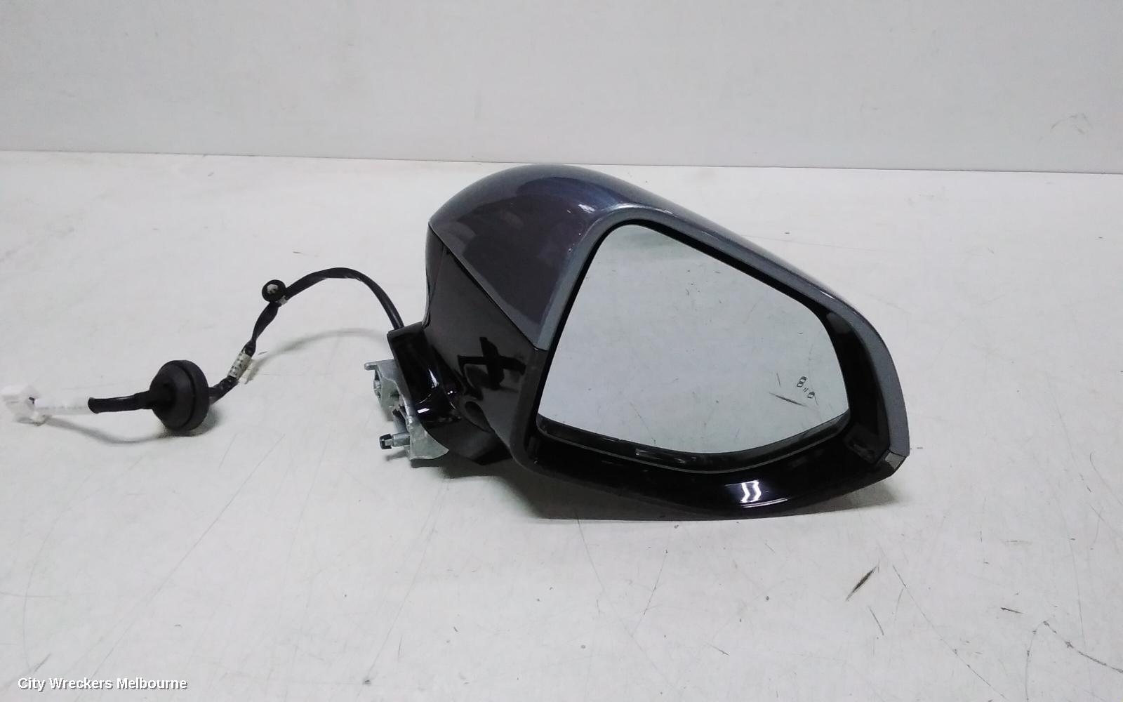 MG HS RIGHT DOOR MIRROR, AS33, W/ MANUAL FOLD, NON CAMERA TYPE, COLOUR CODED, 01/2024 ONWARDS