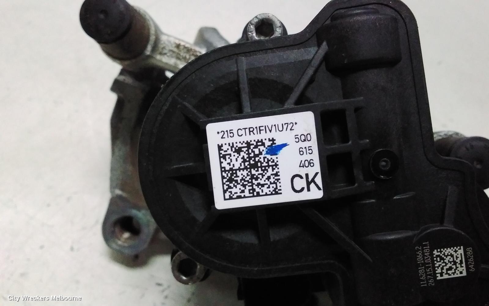 AUDI A3 CALIPER, RH REAR, 8V, 03/2013 - 10/2020