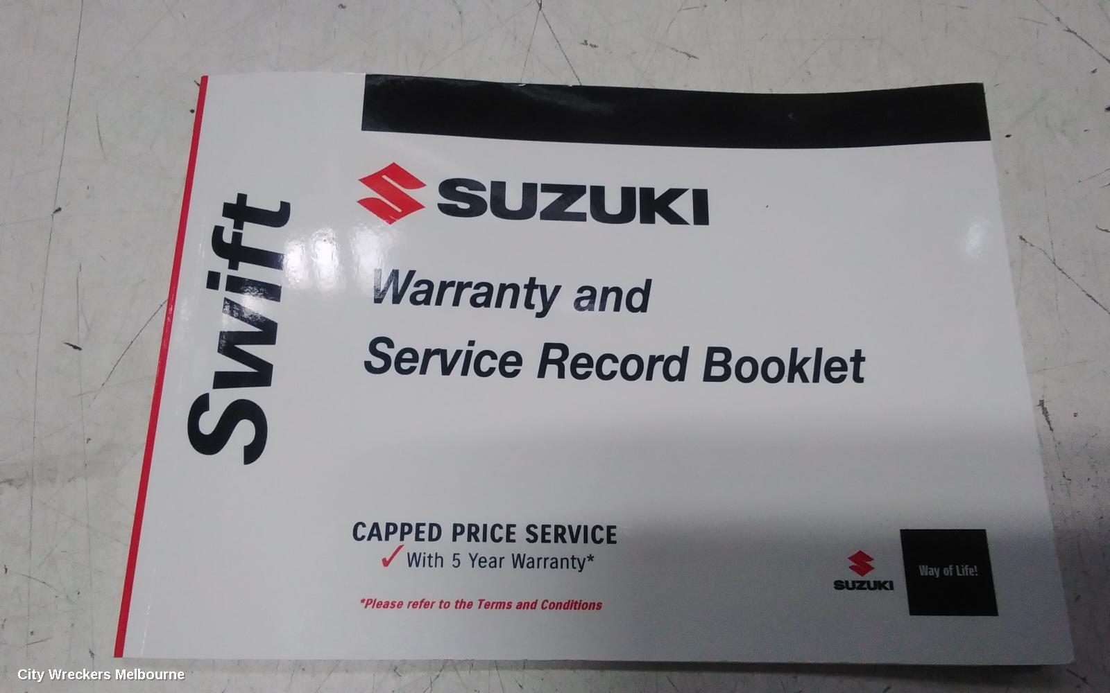 SUZUKI SWIFT OWNERS HANDBOOK, AZ, 04/2017 - 03/2025