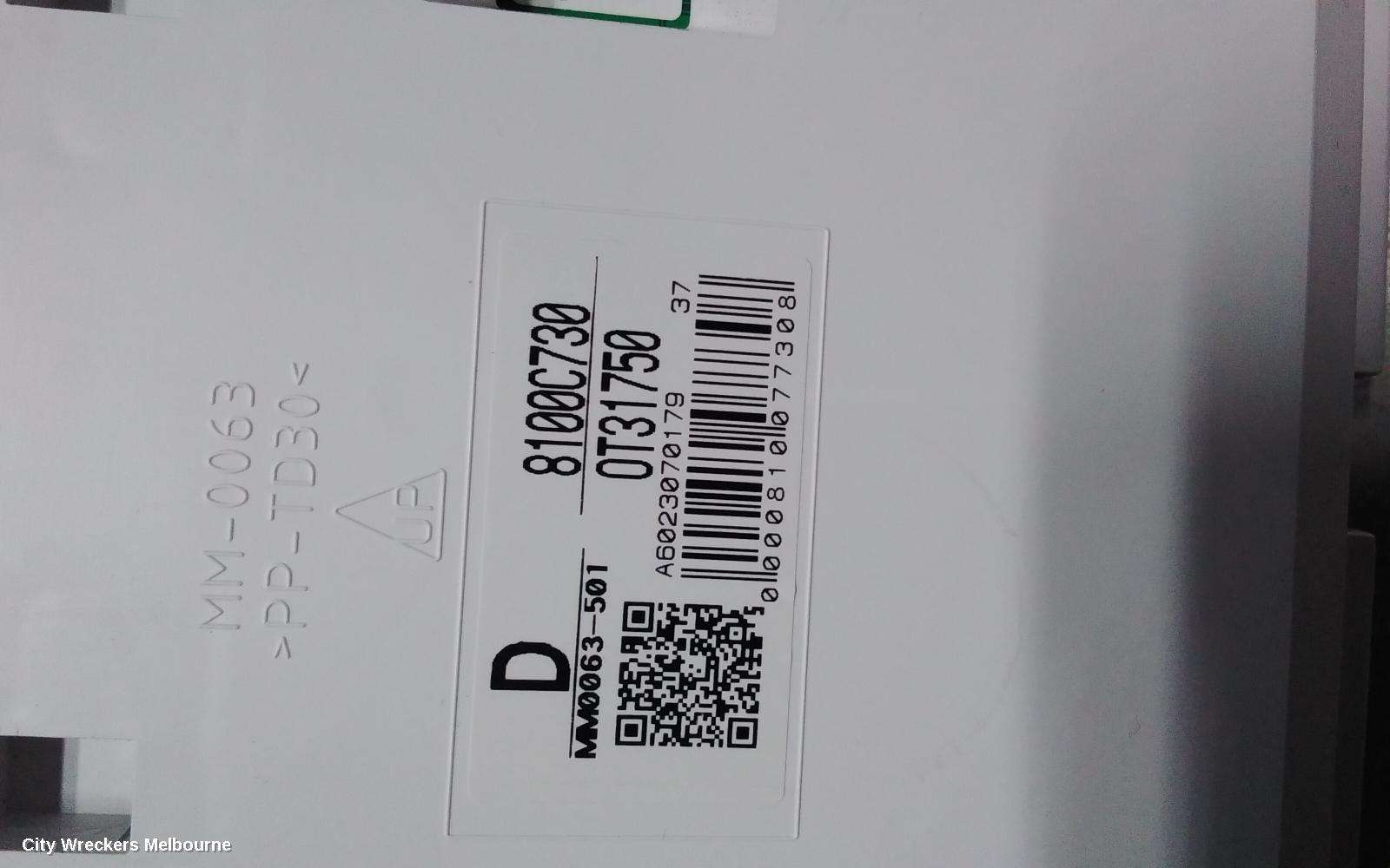 MITSUBISHI PAJERO INSTRUMENT CLUSTER, DIESEL, AUTO T/M, ANALOG TYPE, PAJERO SPORT, QF, 11/2019 ONWARDS