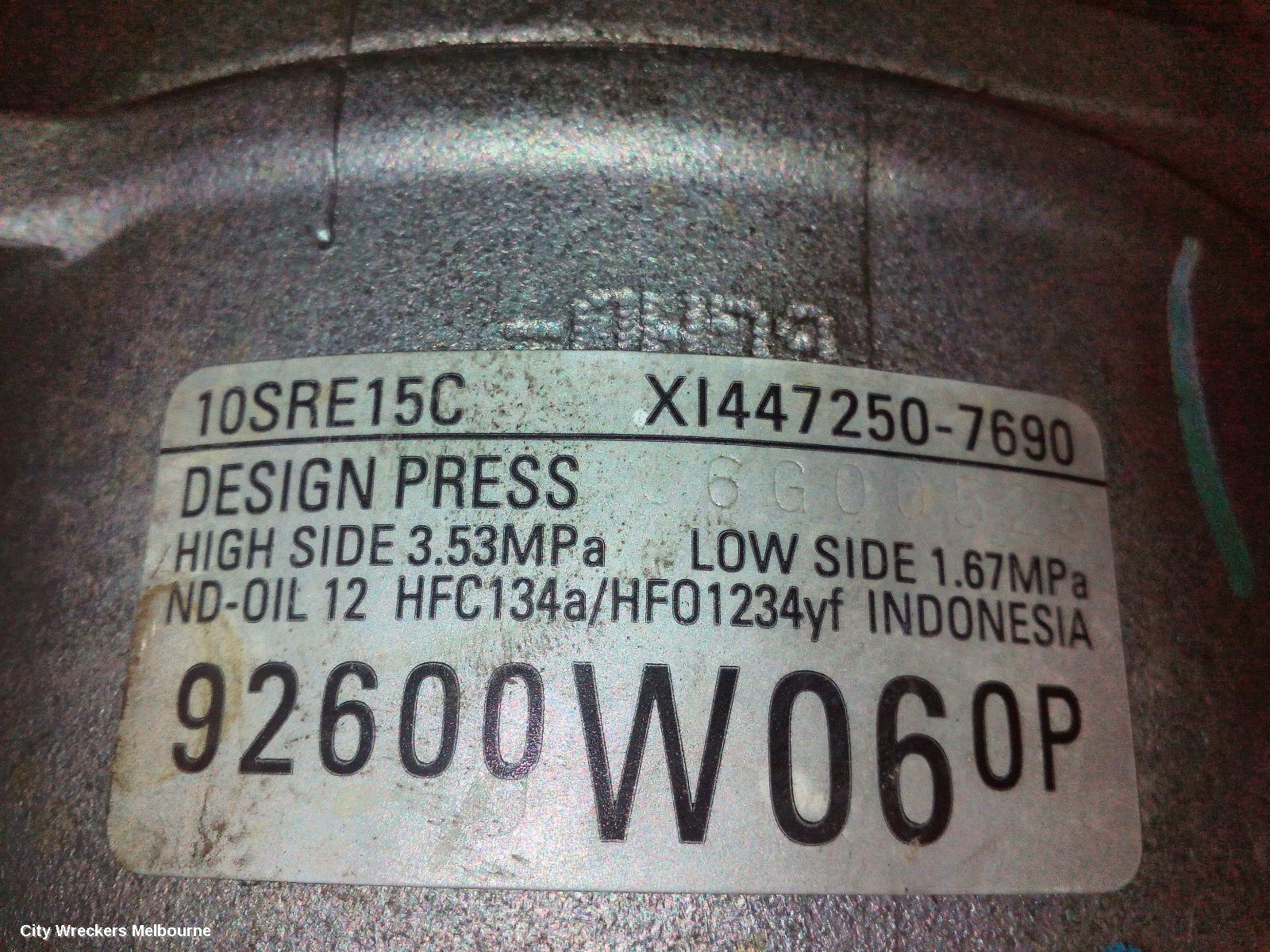 MITSUBISHI PAJERO A/C COMPRESSOR, DIESEL, 2.4, TURBO, 4N15, PAJERO SPORT, QE-QG, 10/2015 ONWARDS