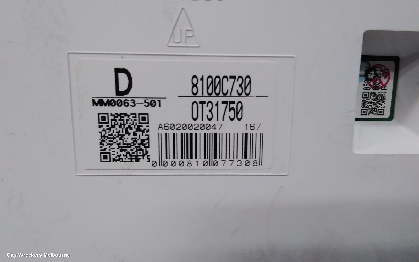 MITSUBISHI PAJERO INSTRUMENT CLUSTER, DIESEL, AUTO T/M, ANALOG TYPE, PAJERO SPORT, QF, 11/2019 ONWARDS
