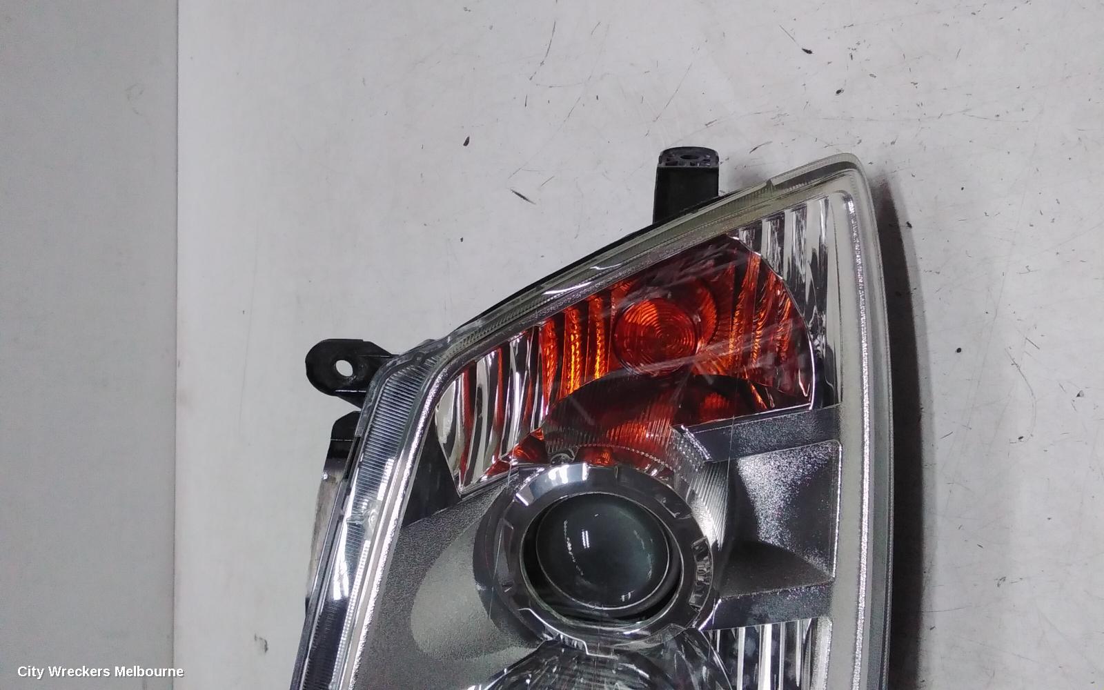 ISUZU DMAX LEFT HEADLAMP, PROJECTOR TYPE, RA, 10/2008 - 05/2012