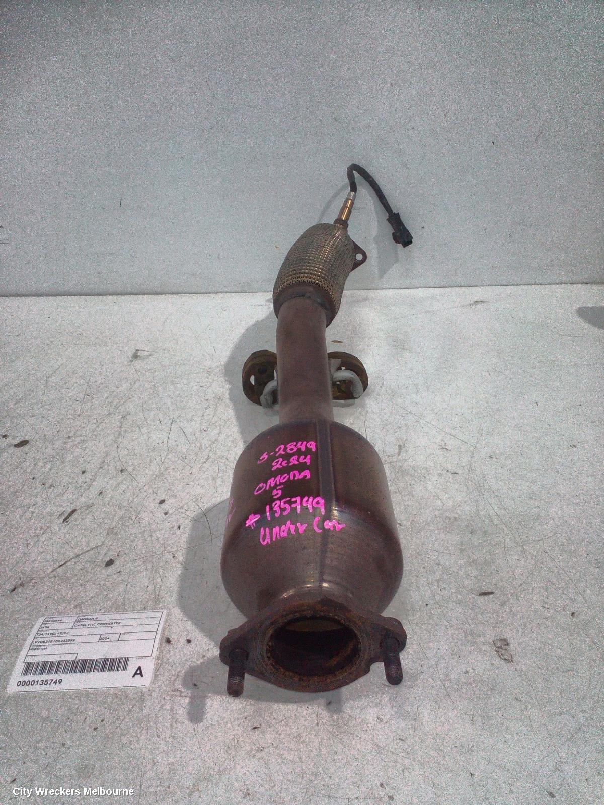 CHERY OMODA 5 CATALYTIC CONVERTER, T34/T19C, 12/2022 ONWARDS