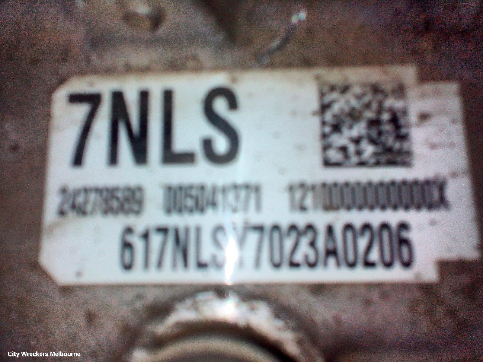 HOLDEN ASTRA TRANS/GEARBOX, AUTO, PETROL, 1.4, TURBO, 9PES CODE, BK-BL, 09/2016 - 12/2020