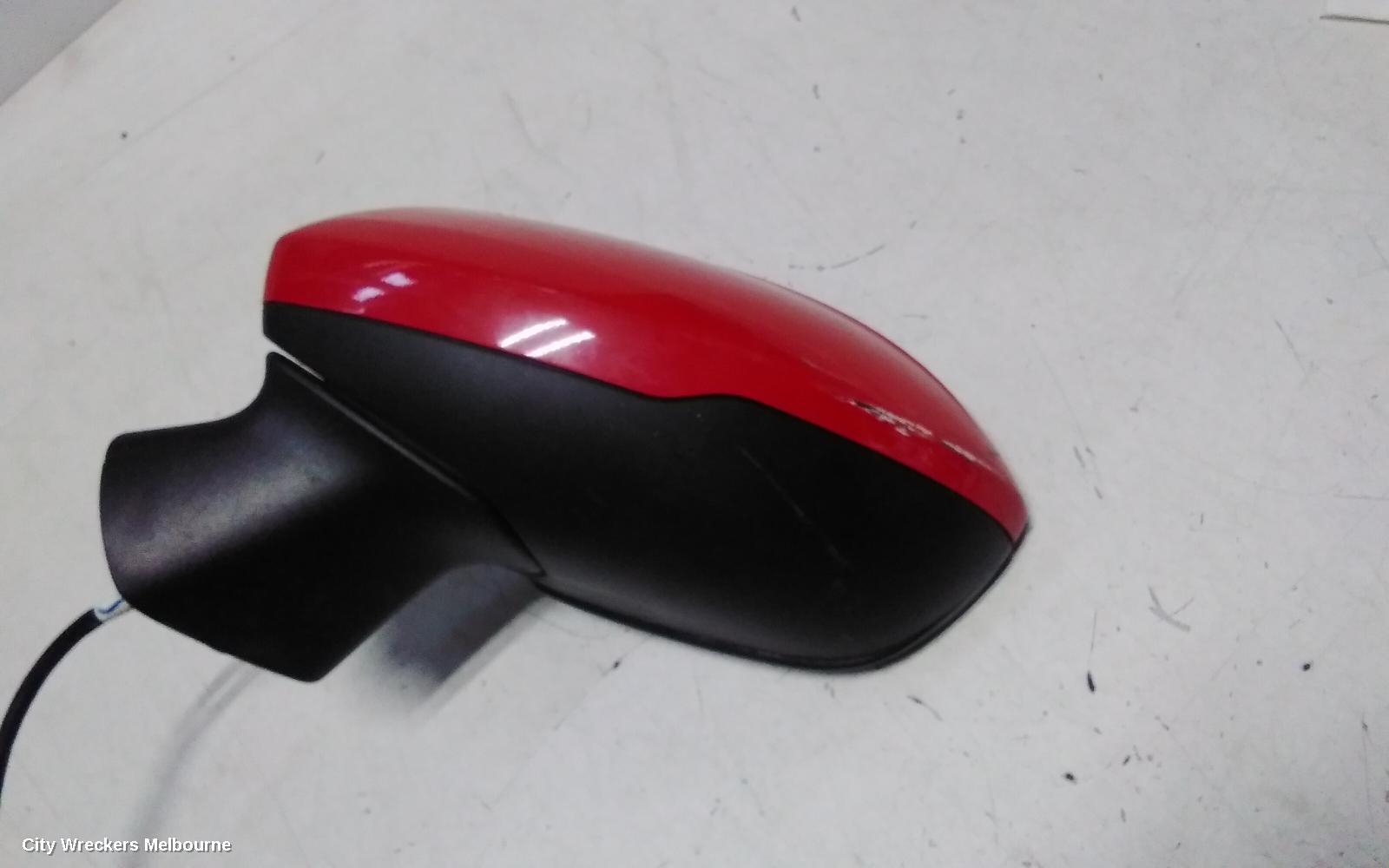 HOLDEN ASTRA LEFT DOOR MIRROR, BK, 5DR HATCH, MANUAL FOLDING TYPE, 09/2016 ONWARDS