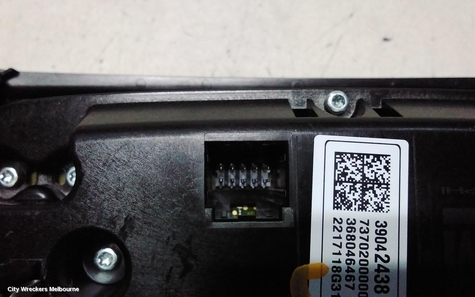 HOLDEN ASTRA HEATER/AC CONTROLS, CLIMATE CONTROL, BK, 5DR HATCH/WAGON, 09/2016 ONWARDS
