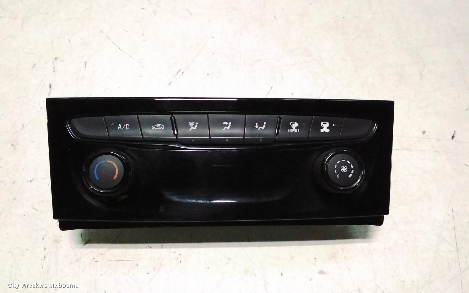 HOLDEN ASTRA HEATER/AC CONTROLS, CLIMATE CONTROL, BK, 5DR HATCH/WAGON, 09/2016 ONWARDS