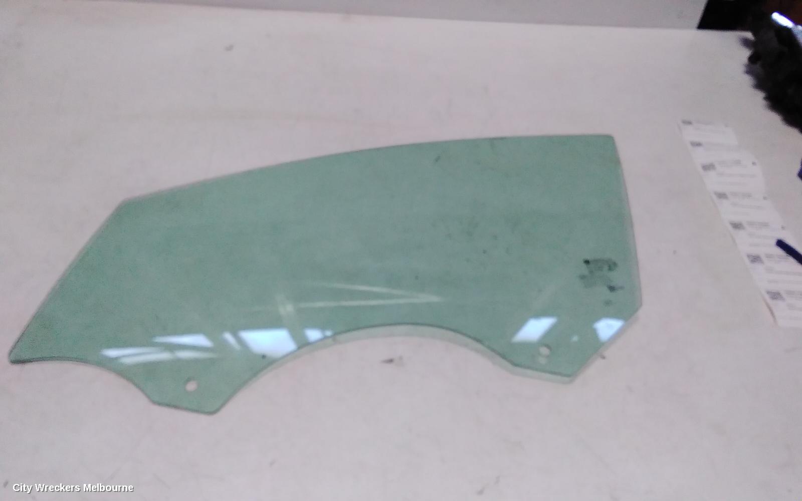 HOLDEN ASTRA LEFT FRONT DOOR WINDOW, BK-BL, 09/2016 - 12/2020