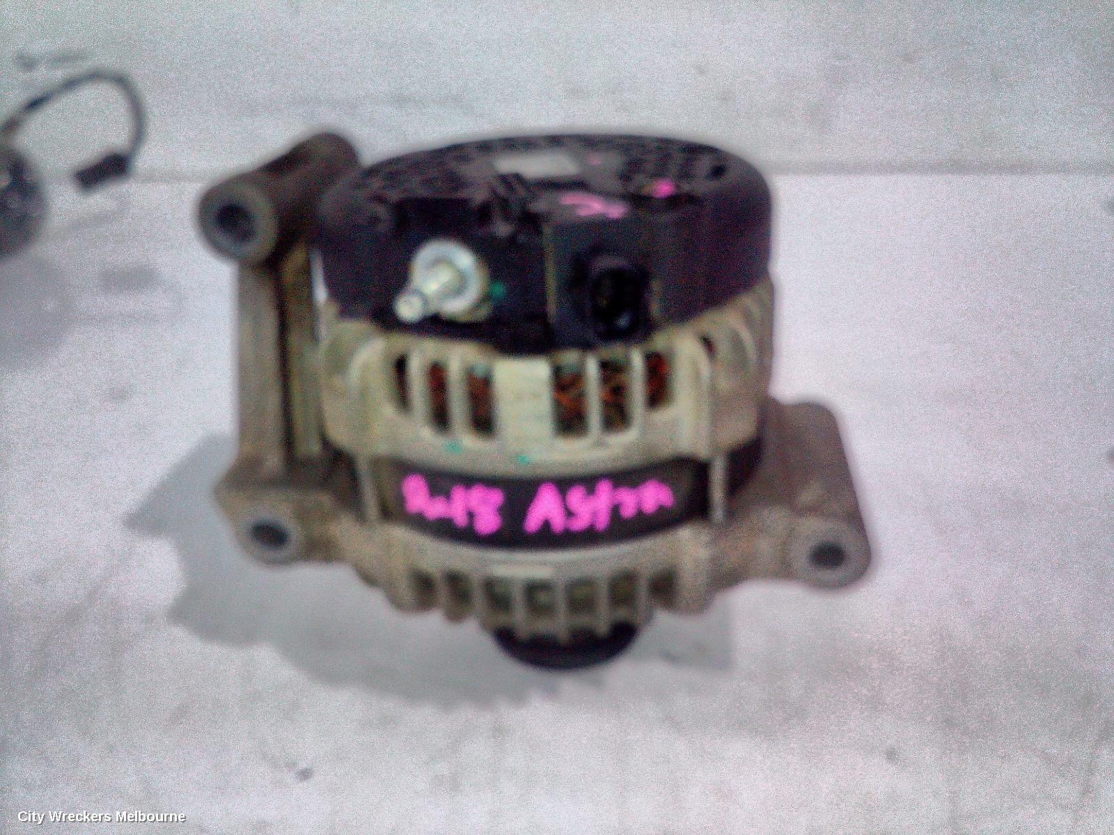 HOLDEN ASTRA ALTERNATOR, PETROL, 1.4, TURBO, BK-BL, 09/2016 - 12/2020