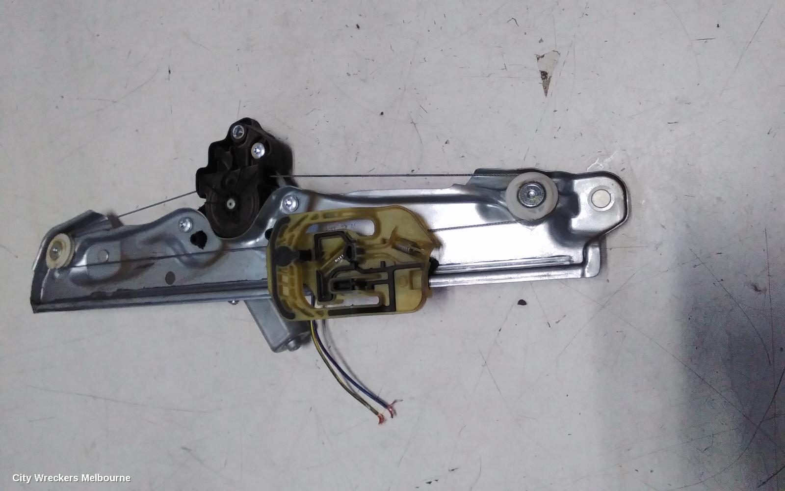 HOLDEN ASTRA RIGHT REAR WND REG/MOTOR, BK, DOOR REG ASSY (REG AND MOTOR), 5DR HATCH, 09/2016 - 12/2020