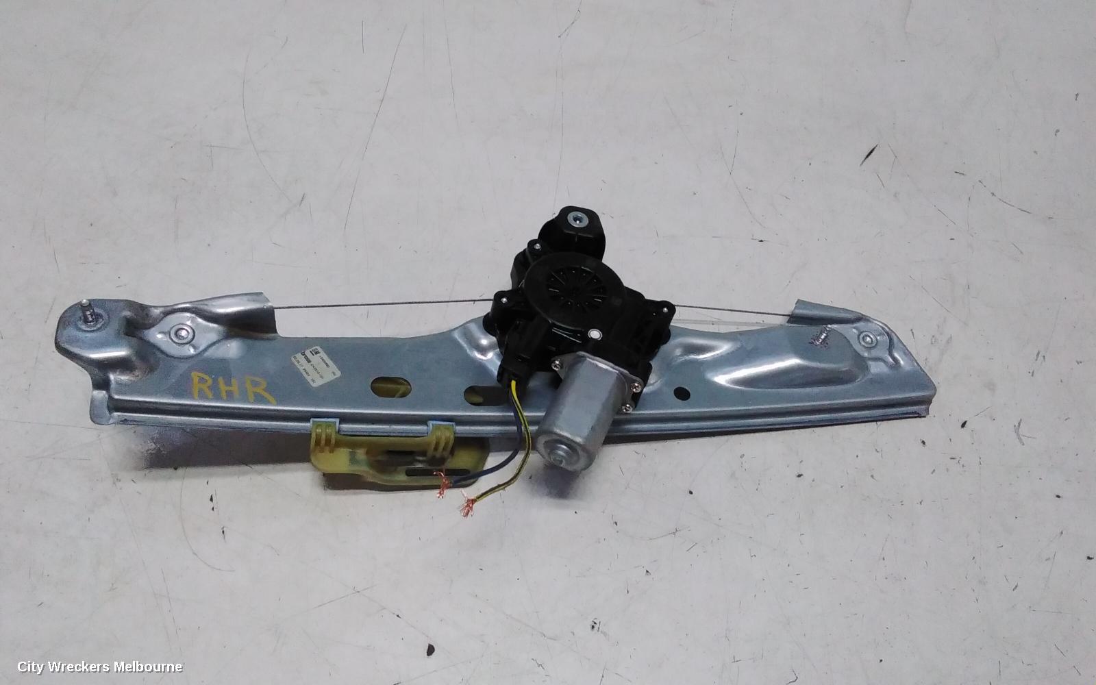 HOLDEN ASTRA RIGHT REAR WND REG/MOTOR, BK, DOOR REG ASSY (REG AND MOTOR), 5DR HATCH, 09/2016 - 12/2020