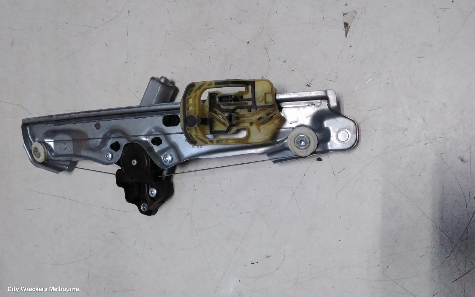 HOLDEN ASTRA LEFT REAR WND REG/MOTOR, BK, DOOR REG ASSY (REG AND MOTOR), 5DR HATCH, 09/2016 - 12/2020