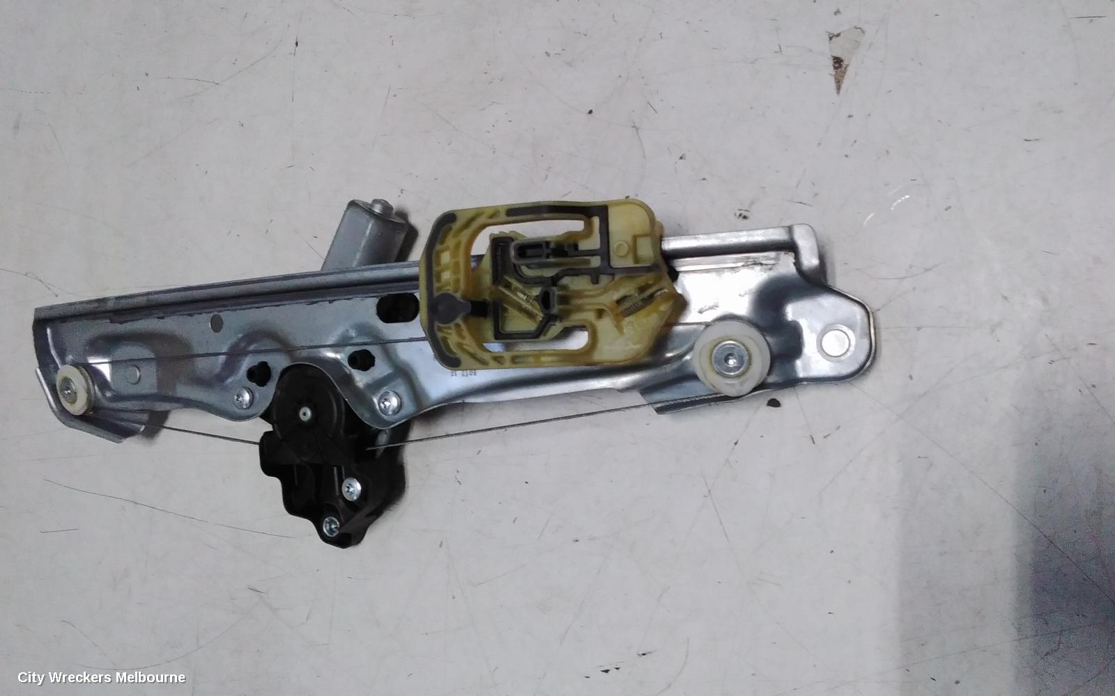 HOLDEN ASTRA LEFT REAR WND REG/MOTOR, BK, DOOR REG ASSY (REG AND MOTOR), 5DR HATCH, 09/2016 - 12/2020