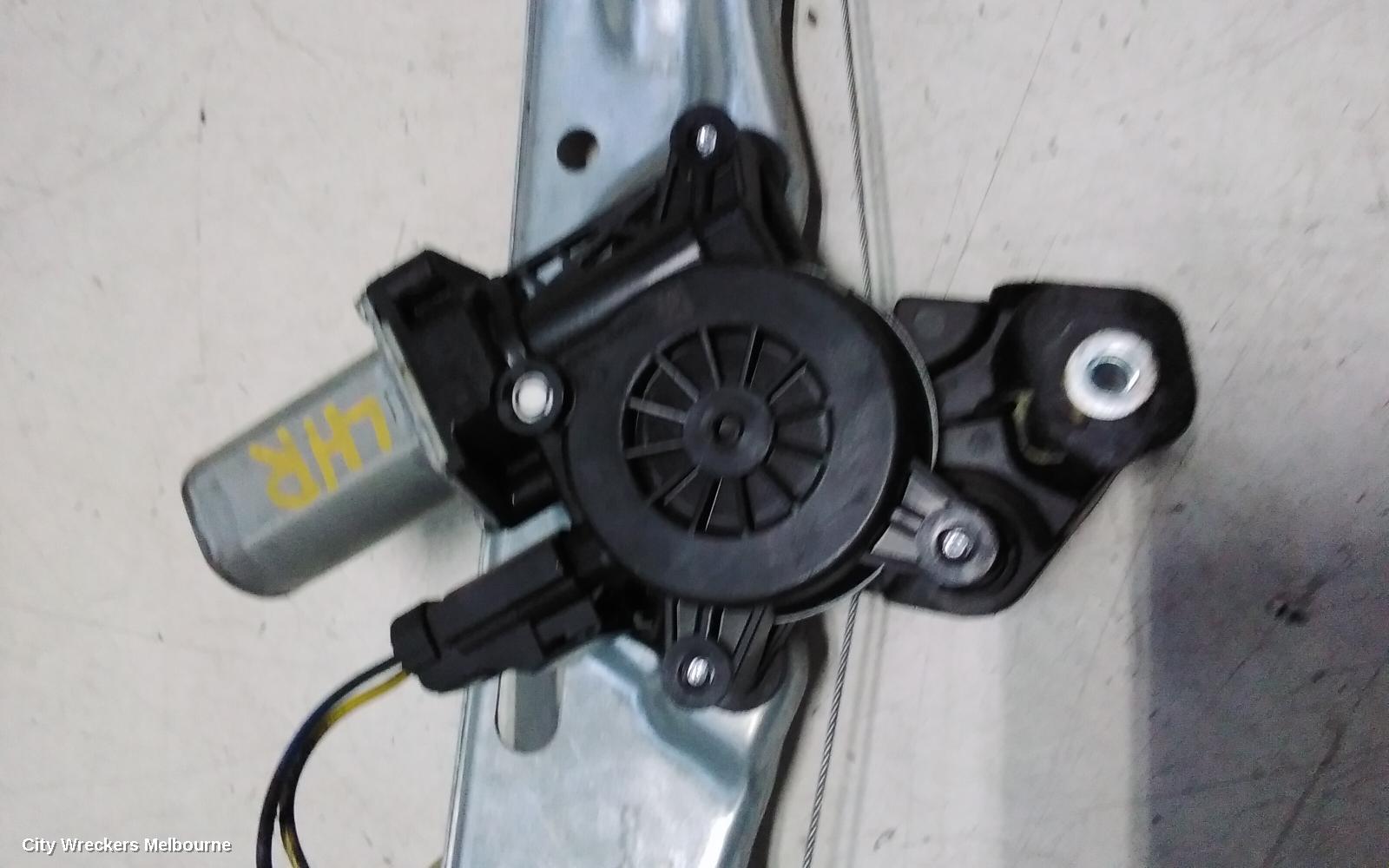 HOLDEN ASTRA LEFT REAR WND REG/MOTOR, BK, DOOR REG ASSY (REG AND MOTOR), 5DR HATCH, 09/2016 - 12/2020