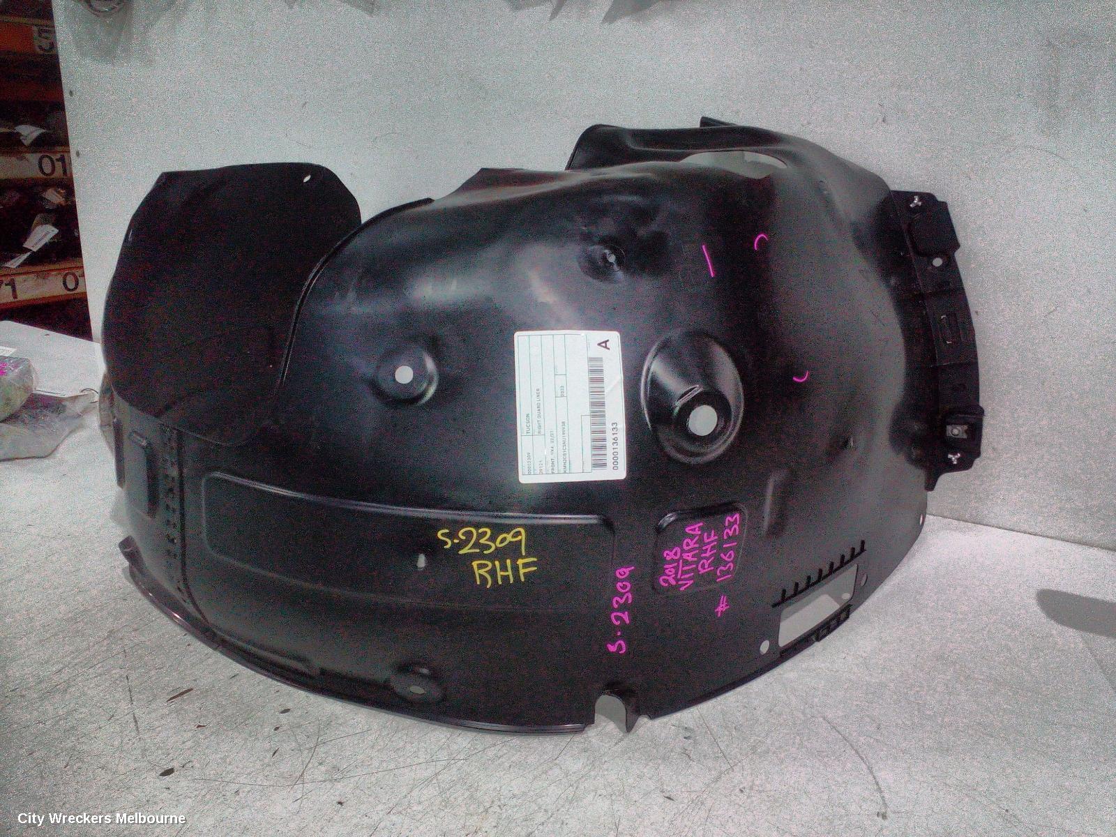 HYUNDAI TUCSON RIGHT GUARD LINER, FRONT, NX4, 02/2021 ONWARDS
