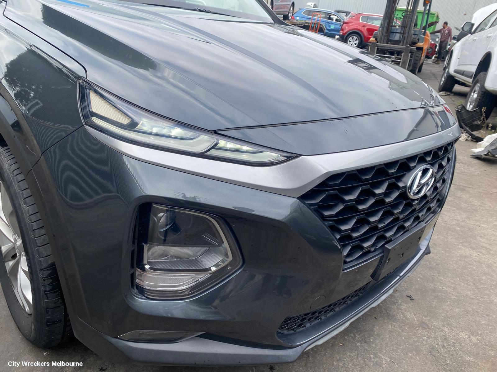 HYUNDAI SANTA FE DOOR HANDLE, OUTER, RH REAR, COLOUR CODED, NON KEYLESS BUTTON TYPE, DM, 06/2012 - 02/2018