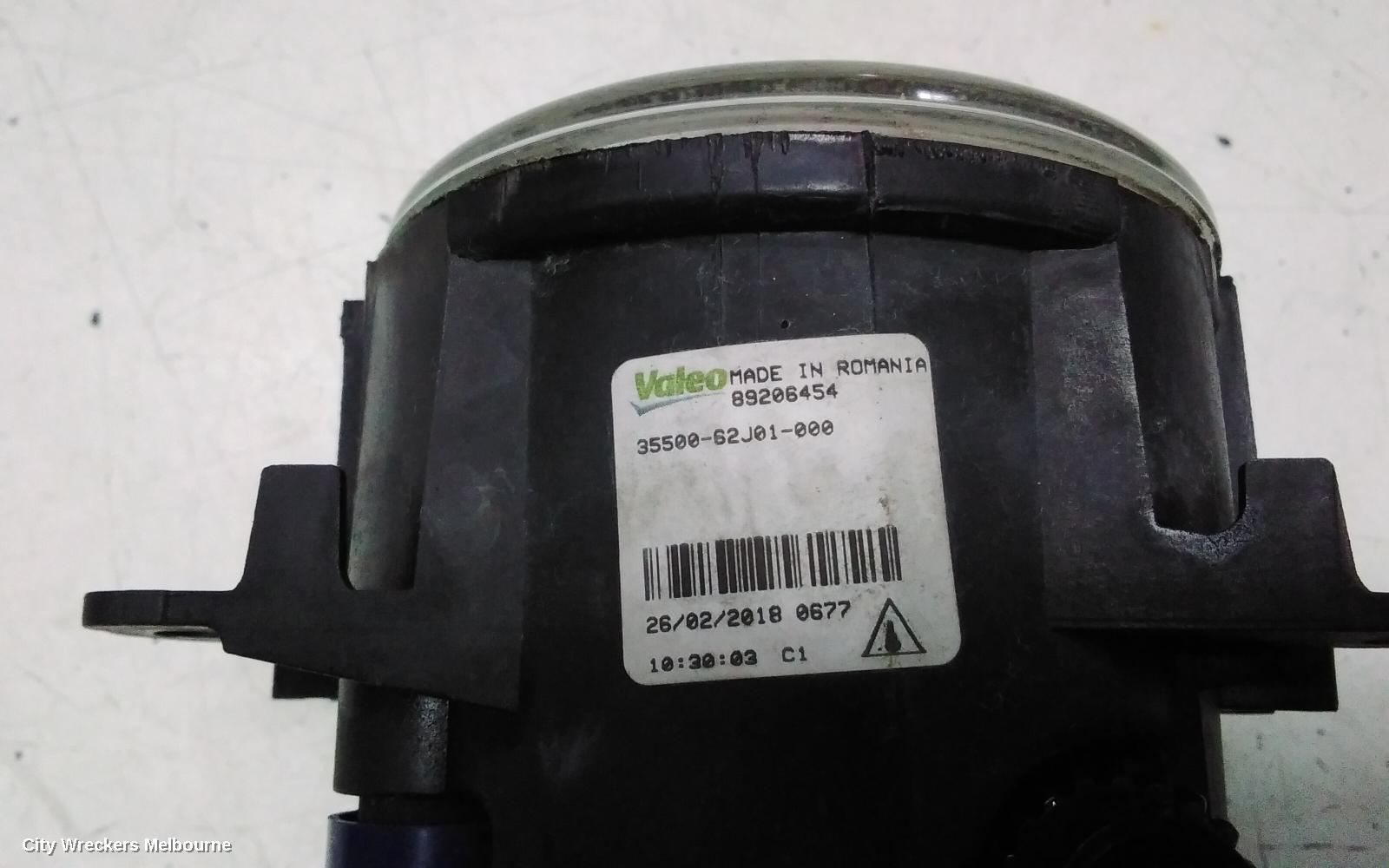 SUZUKI VITARA LEFT INDICATOR/FOG/SIDE, BUMPER FOGLAMP, VITARA, LY (VIN TSM), 06/2015 ONWARDS
