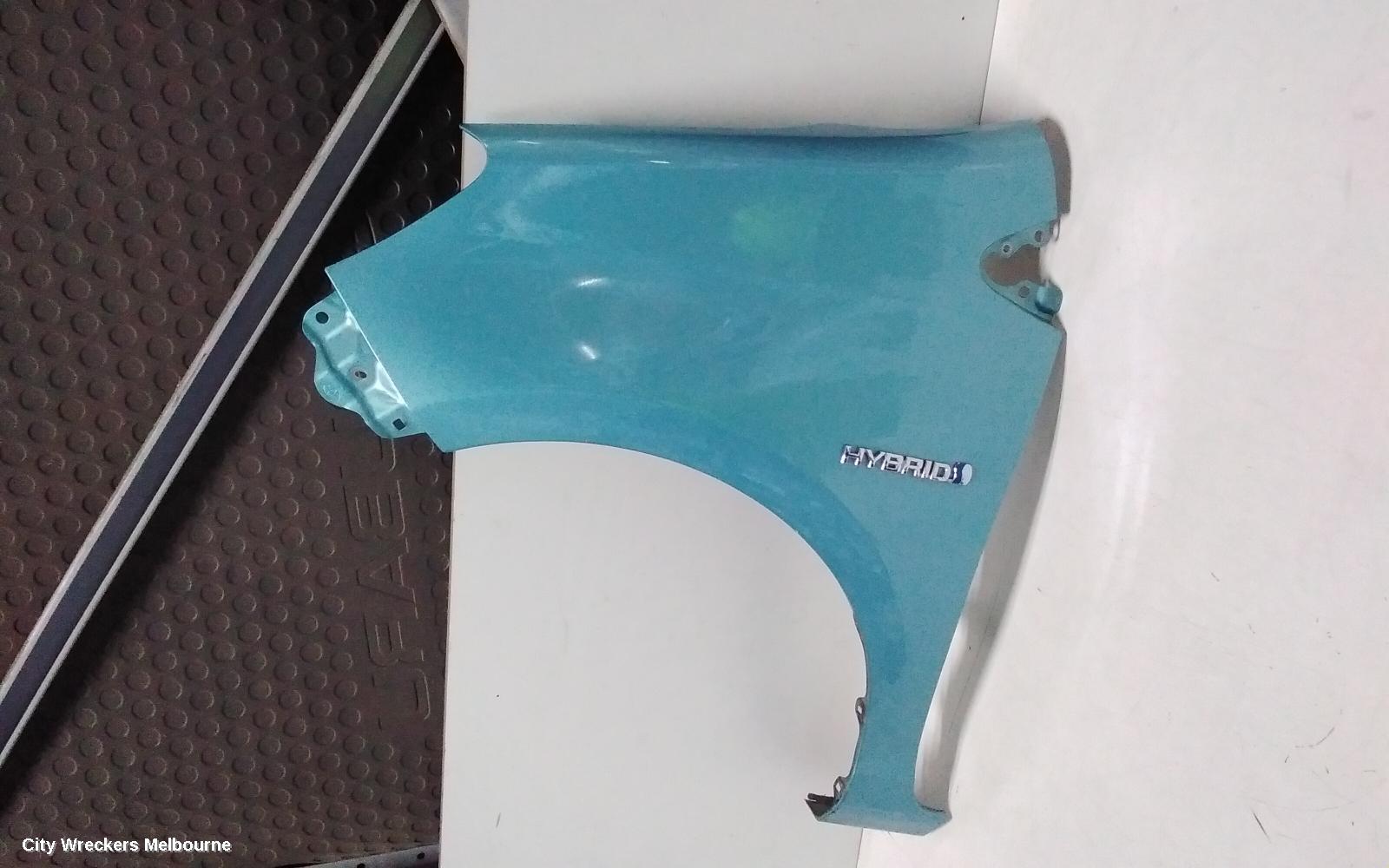 TOYOTA PRIUS LEFT GUARD, NHP10R, PRIUS C, 12/2011 - 05/2017