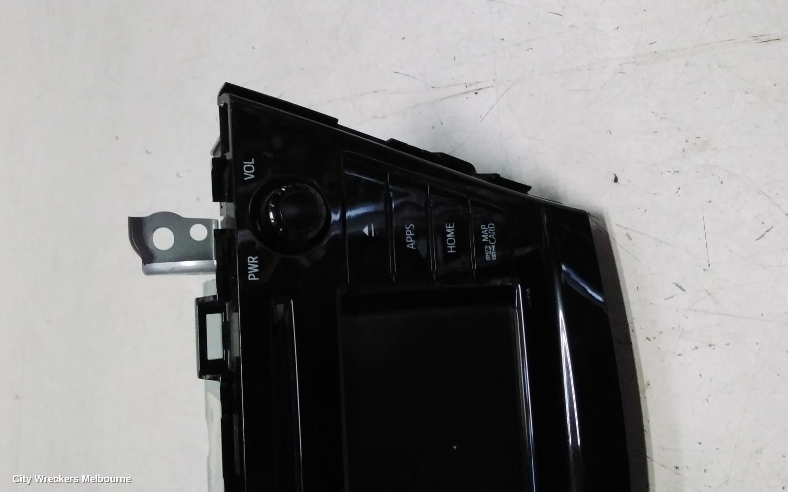 TOYOTA PRIUS RADIO/CD/DVD/SAT/TV, ZVW40R, PRIUS V, RADIO/CD/SAT NAV PLAYER, 06/2015 - 03/2021