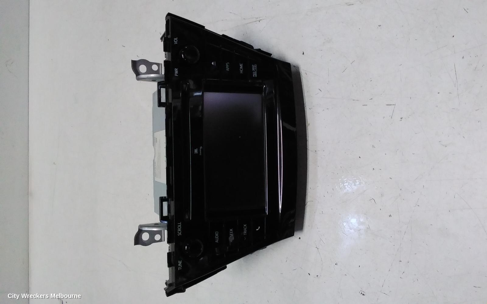 TOYOTA PRIUS RADIO/CD/DVD/SAT/TV, ZVW40R, PRIUS V, RADIO/CD/SAT NAV PLAYER, 06/2015 - 03/2021