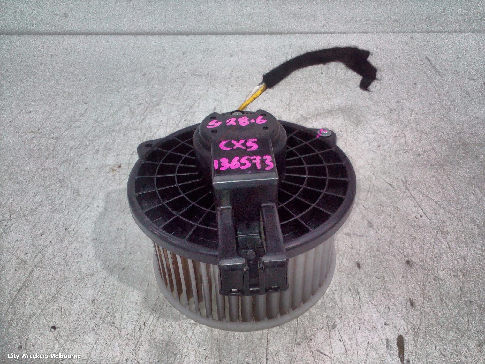 MAZDA CX5 HEATER FAN MOTOR, KE, 02/2012 - 01/2017