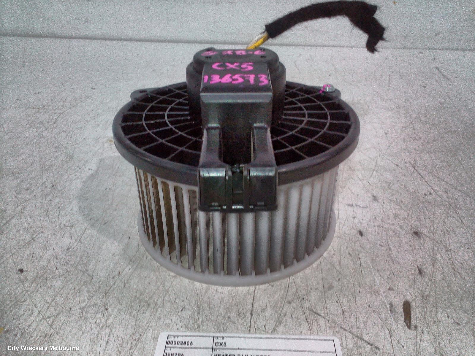 MAZDA CX5 HEATER FAN MOTOR, KE, 02/2012 - 01/2017