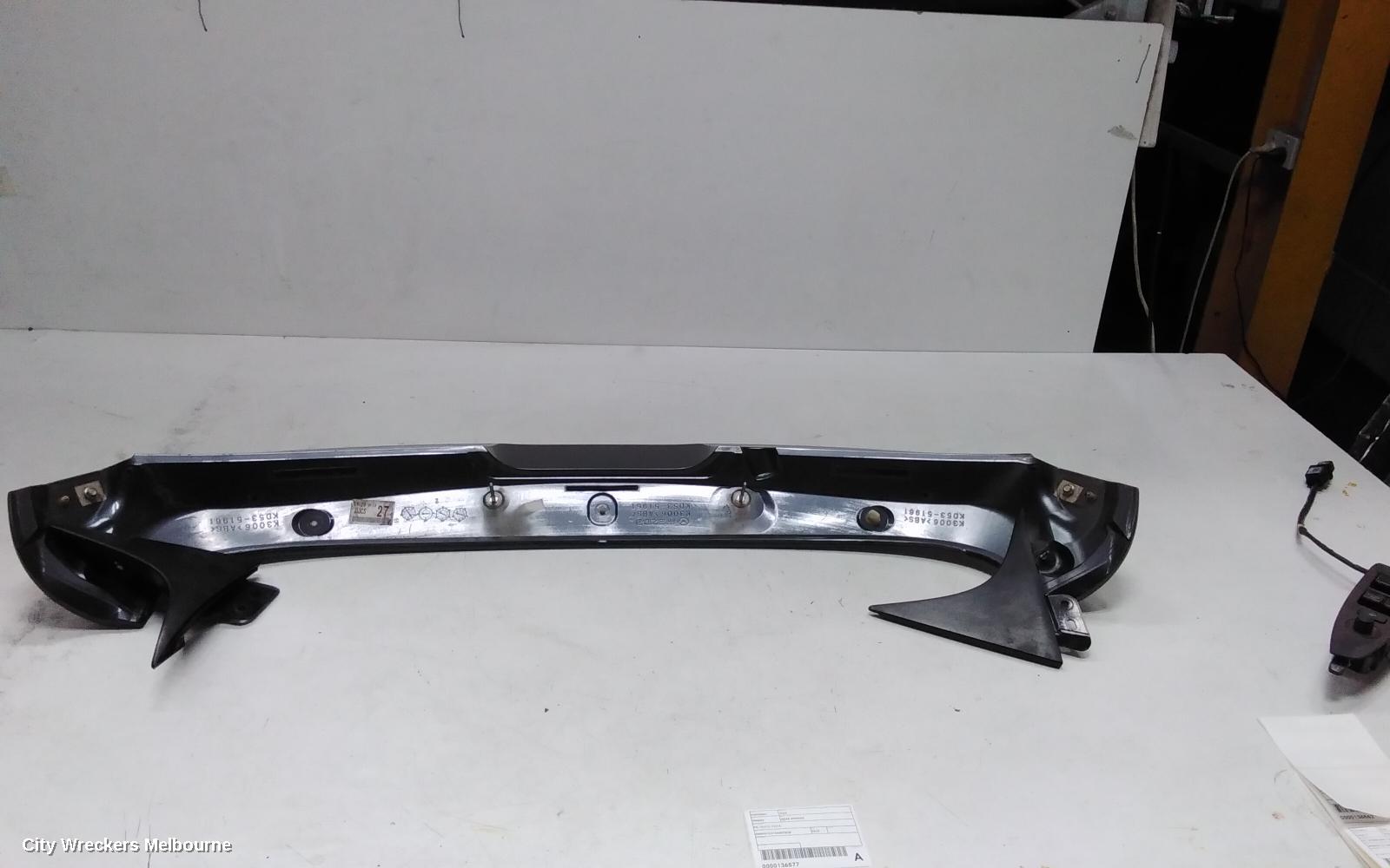 MAZDA CX5 REAR SPOILER, KE, 02/2012 - 01/2017