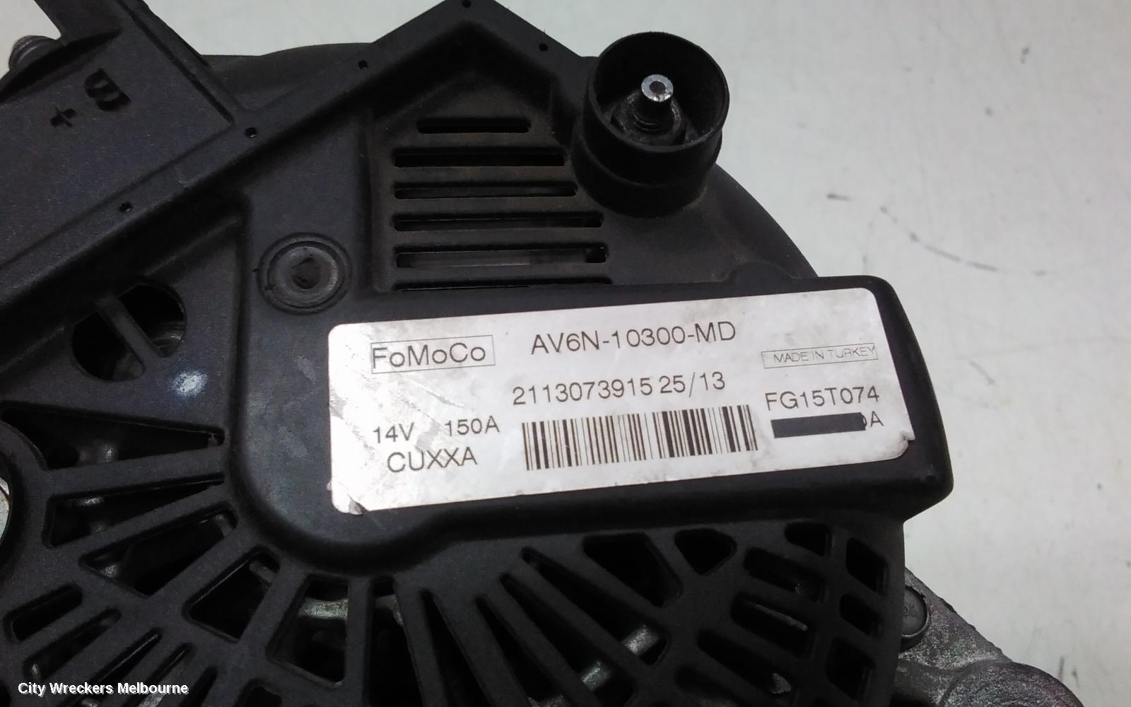 FORD KUGA ALTERNATOR, DIESEL, 2.0, TURBO, TF, 11/2012 - 10/2014