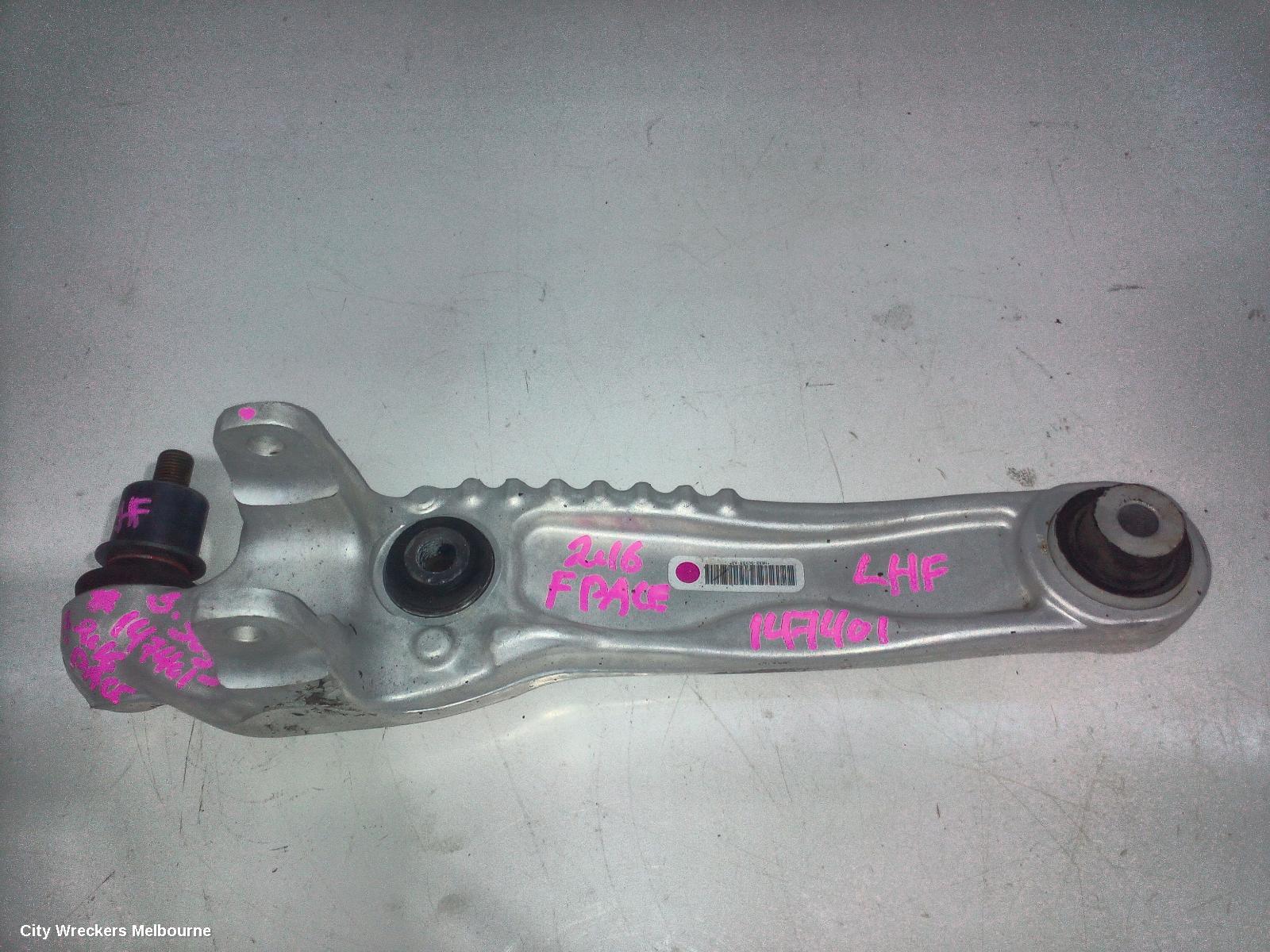 JAGUAR F PACE LEFT FRONT LOWER CONTROL ARM, X761, FRONT, NON SPORT SUSPENSION, 02/2016 ONWARDS