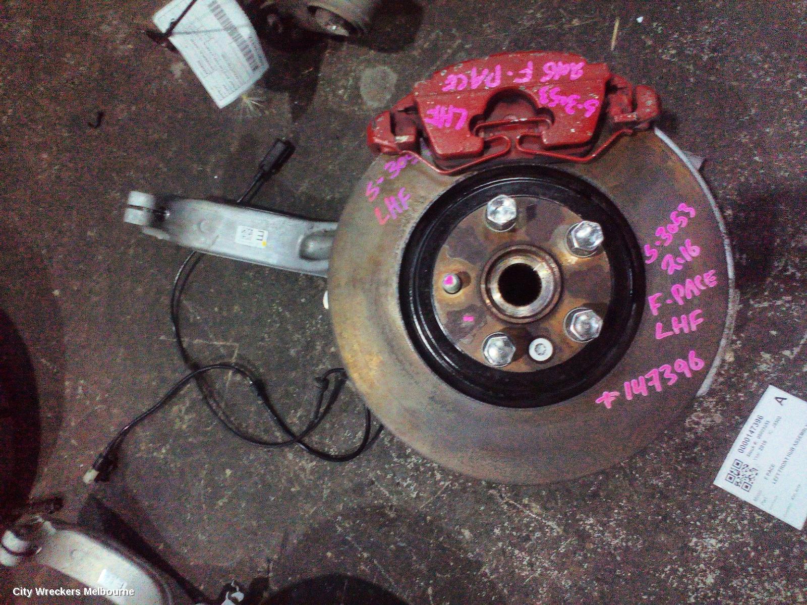 JAGUAR F PACE LEFT FRONT HUB ASSEMBLY, X761, 02/2016 ONWARDS