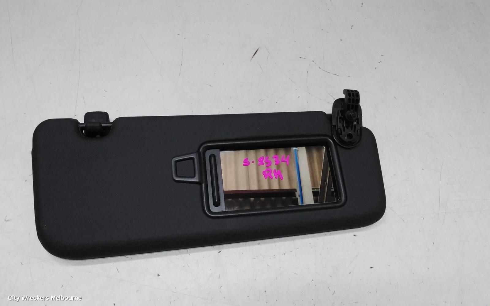 HYUNDAI I30 SUNVISOR, PD, RH SIDE, GREY, 03/2017 ONWARDS