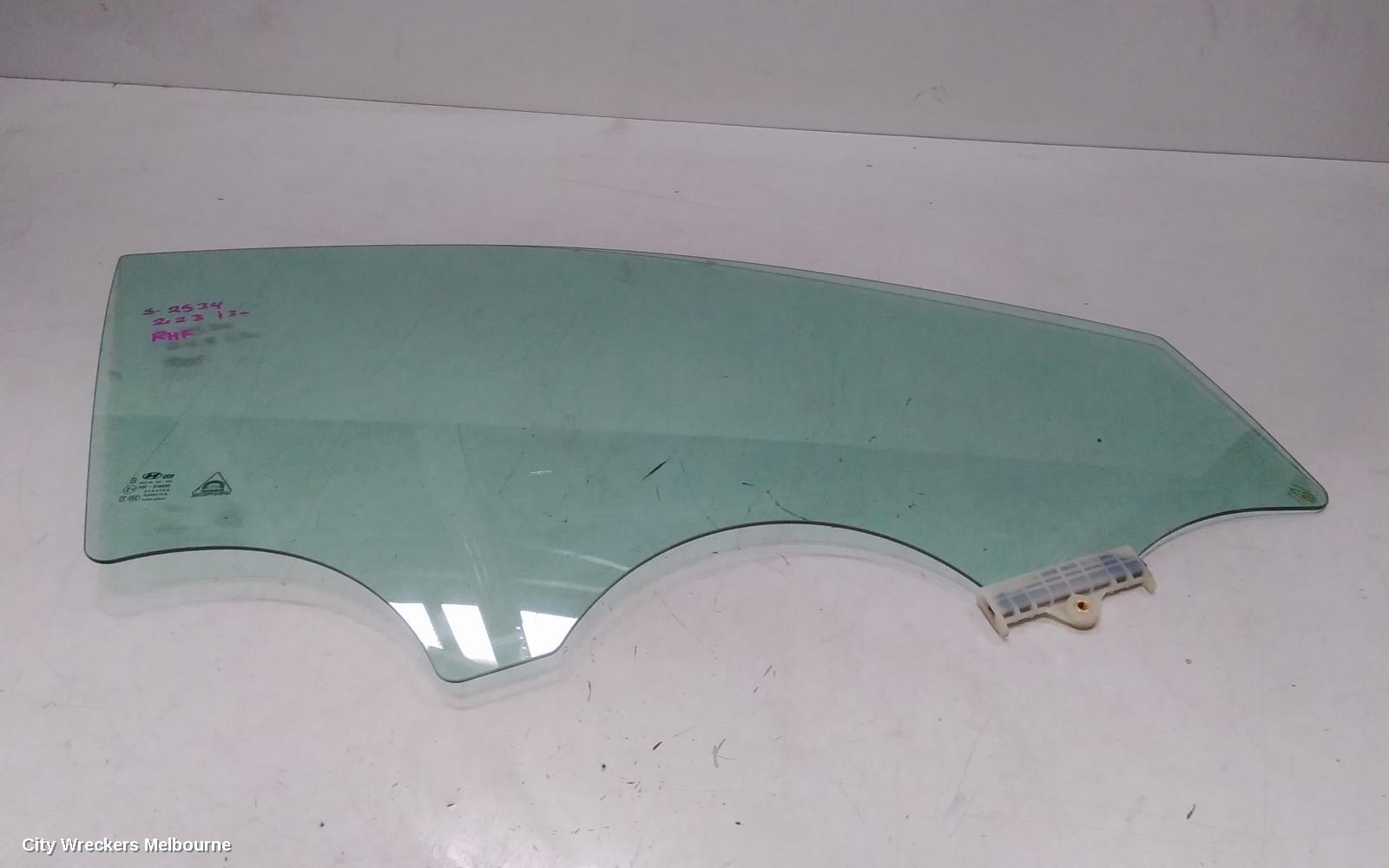 HYUNDAI I30 RIGHT FRONT DOOR WINDOW, PD, HATCH, N TYPE, 10/2018 ONWARDS