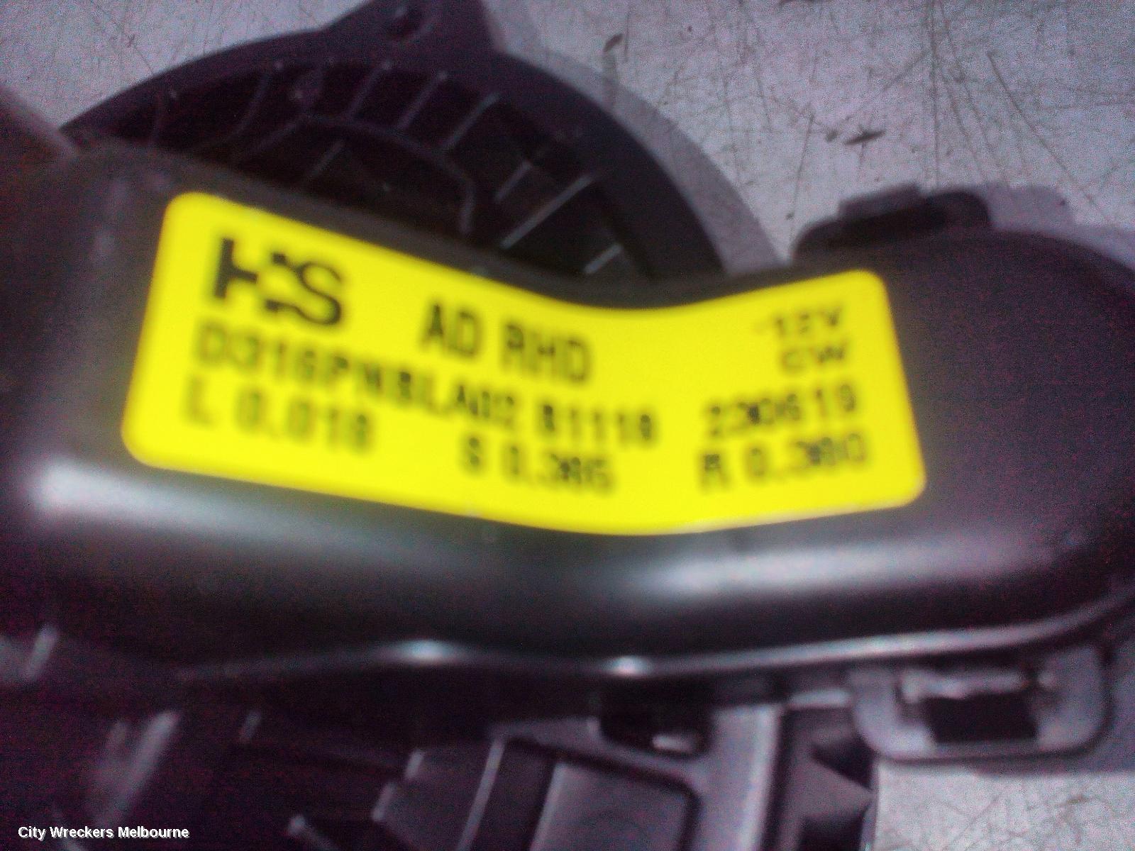 HYUNDAI I30 HEATER FAN MOTOR, PD, HATCH/FASTBACK, 03/2017 ONWARDS