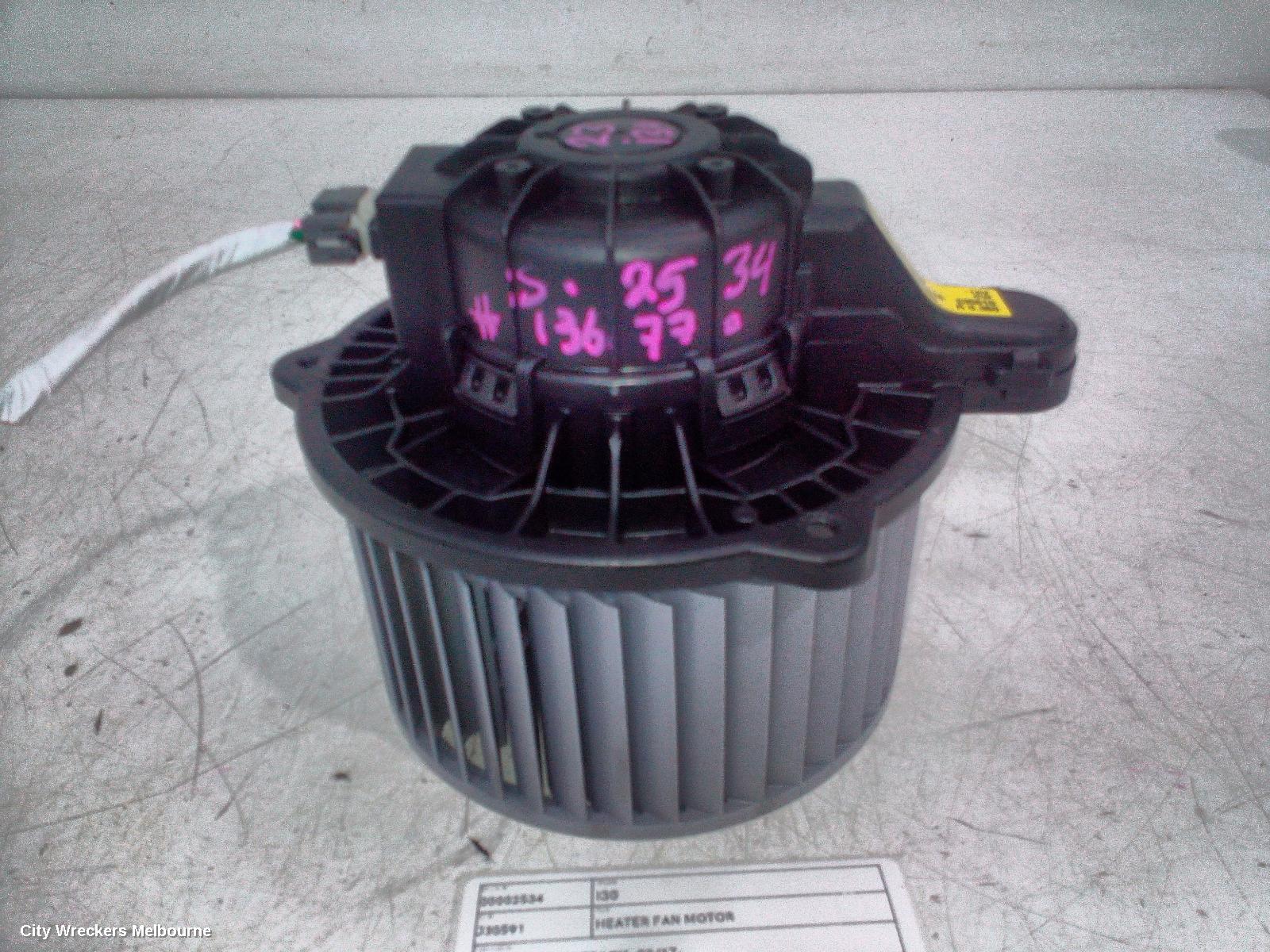HYUNDAI I30 HEATER FAN MOTOR, PD, HATCH/FASTBACK, 03/2017 ONWARDS