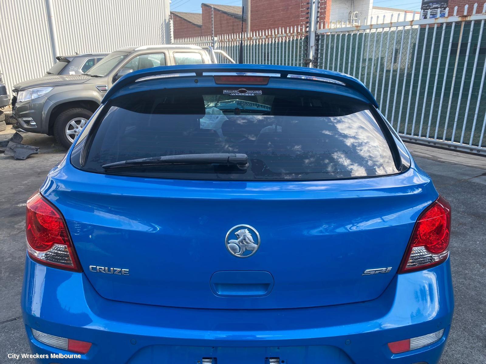 HOLDEN CRUZE LEFT REAR DOOR/SLIDING, JH, HATCH, 03/2011 - 01/2017
