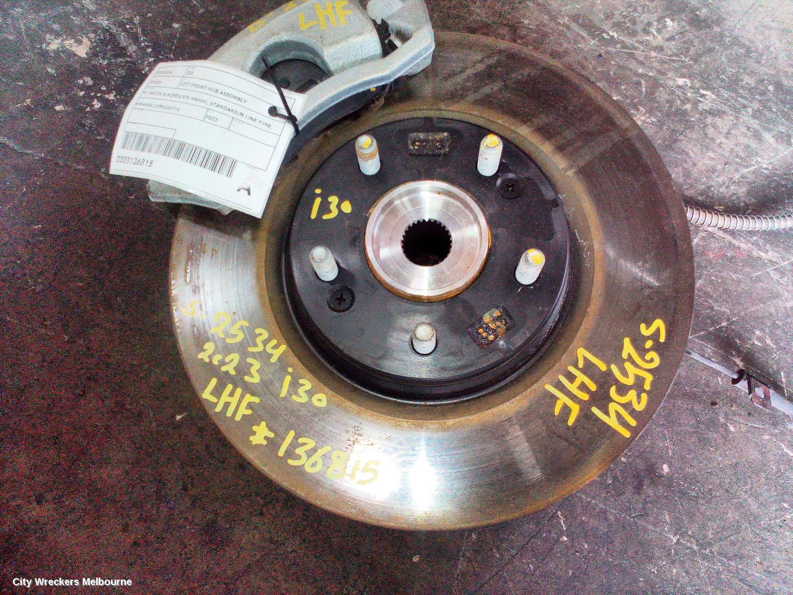 HYUNDAI I30 LEFT FRONT HUB ASSEMBLY, PD, HATCH (S.KOREA VIN KMHH), STANDARD/N LINE TYPE, 03/2021 - 12/2023