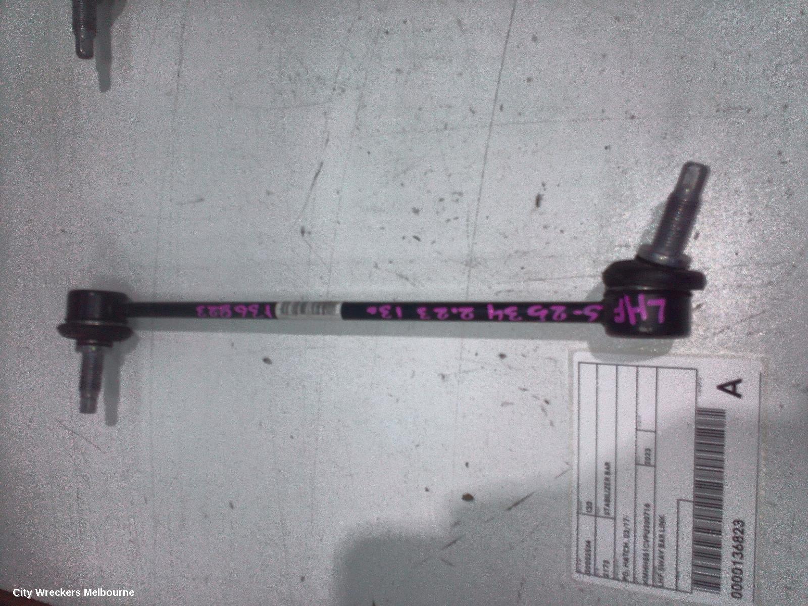 HYUNDAI I30 STABILISER BAR, PD, HATCH, 03/2017 ONWARDS