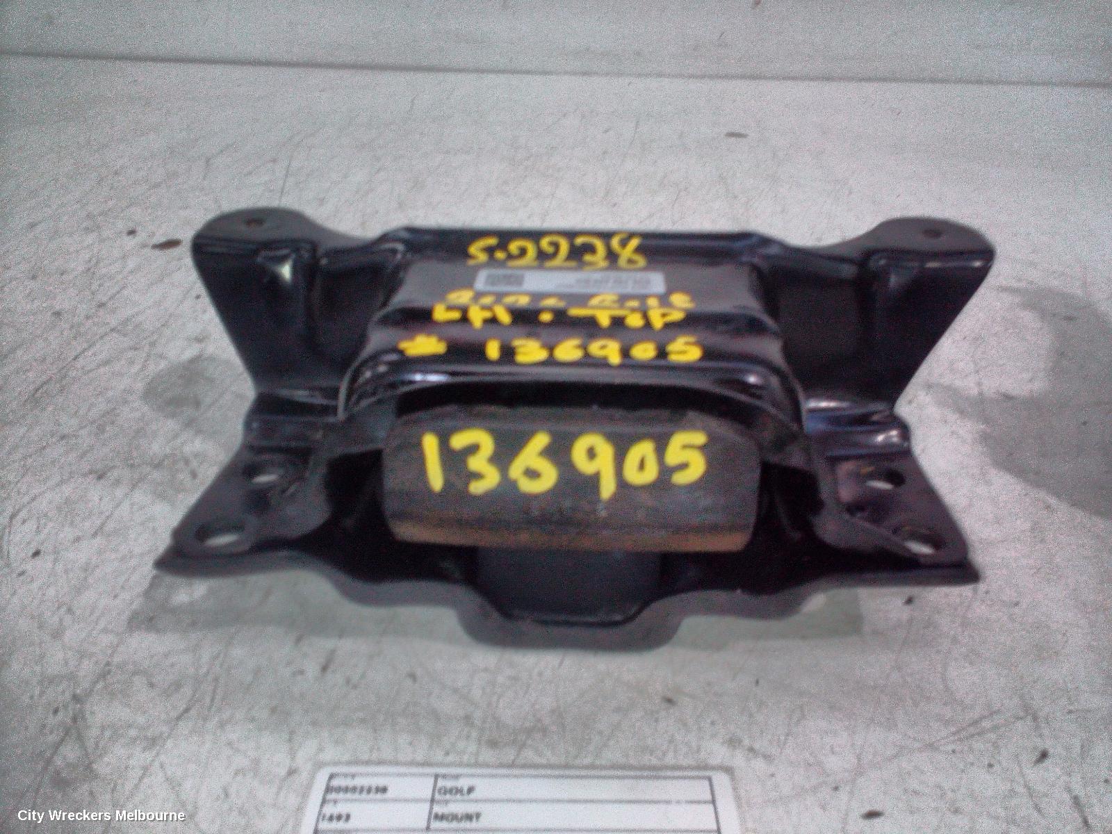 VOLKSWAGEN GOLF MOUNT, GEN 7, 11/2012 - 08/2020