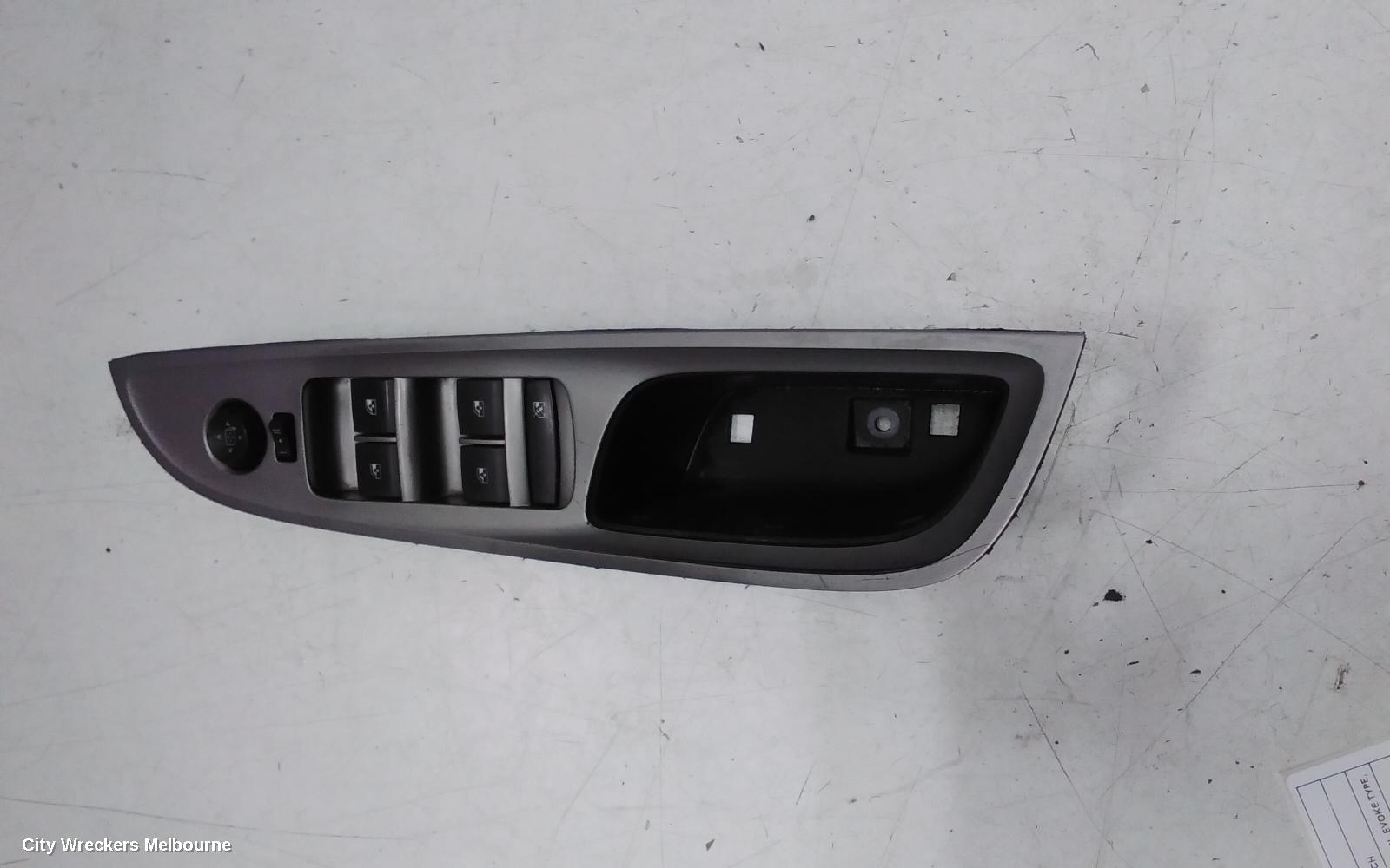 HOLDEN COMMODORE PWR DR WIND SWITCH, RH FRONT (MASTER SWITCH), WAGON/SEDAN, EVOKE TYPE, VF, 05/2013 - 12/2017