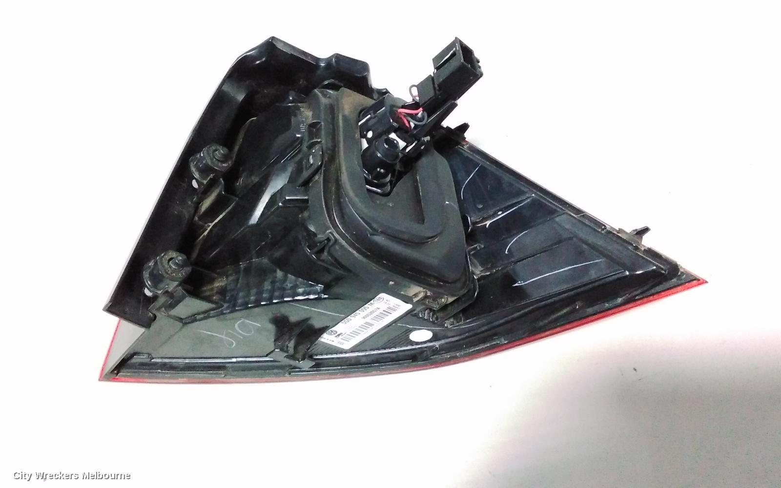 VOLKSWAGEN GOLF LEFT TAILLIGHT, GEN 7, HATCH, STANDARD, NON LED TYPE, 03/2013 - 03/2017