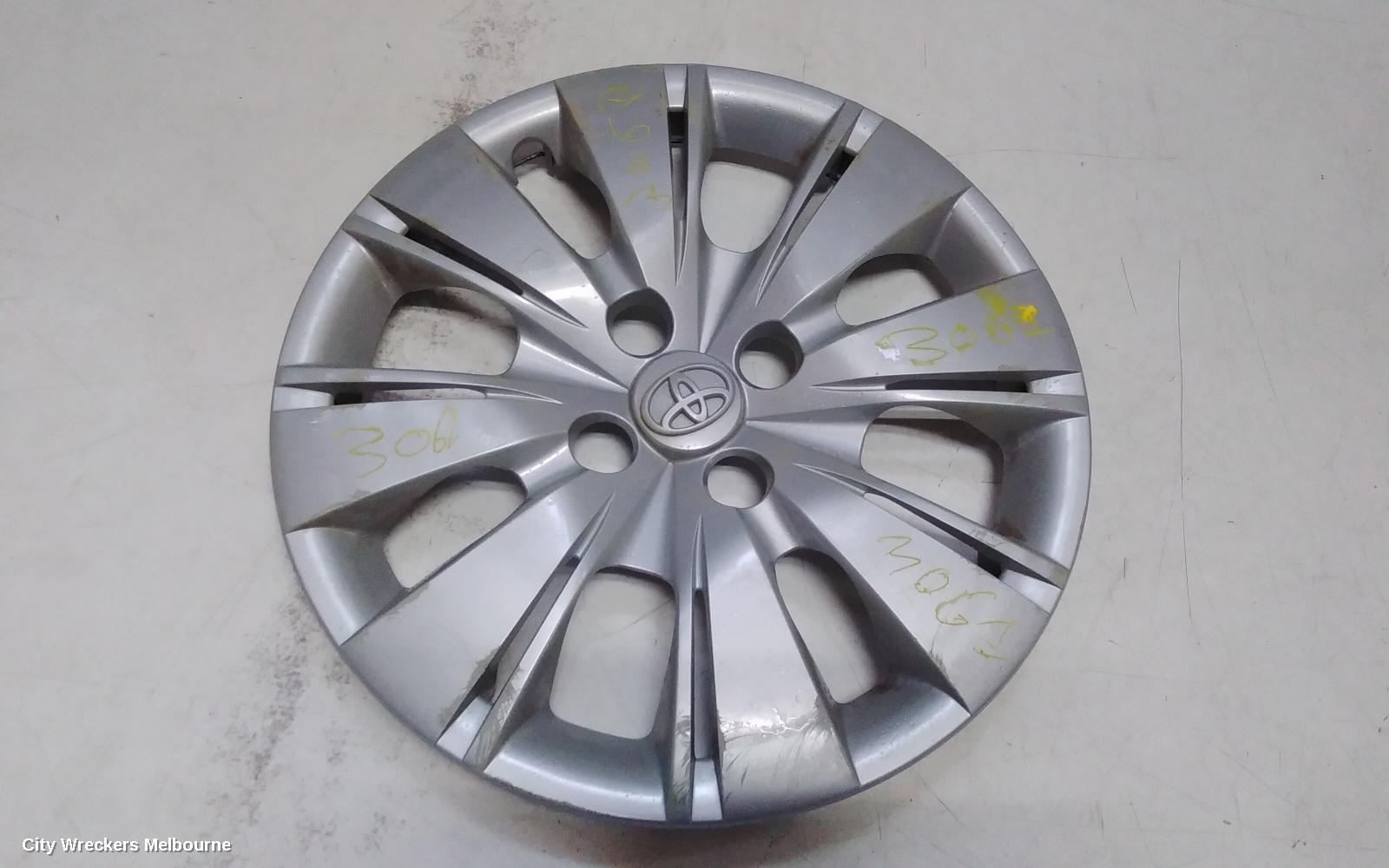 TOYOTA YARIS WHEEL COVER/HUB CAP, NCP9#, 10/2005 - 12/2016