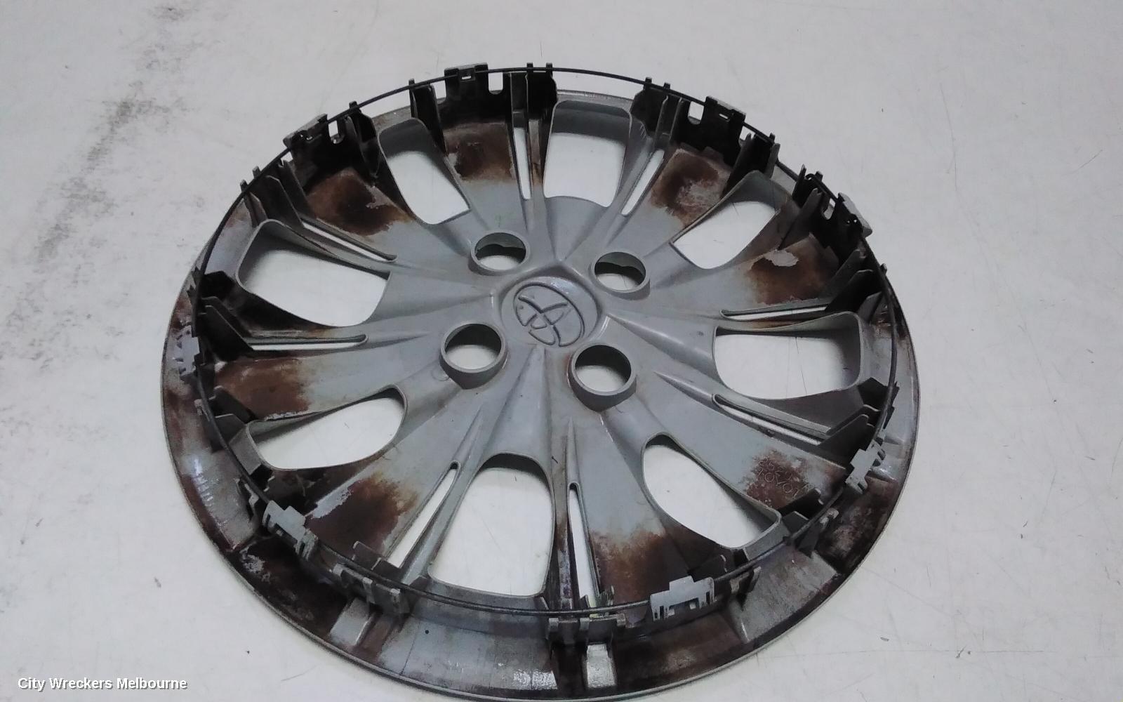 TOYOTA YARIS WHEEL COVER/HUB CAP, NCP9#, 10/2005 - 12/2016