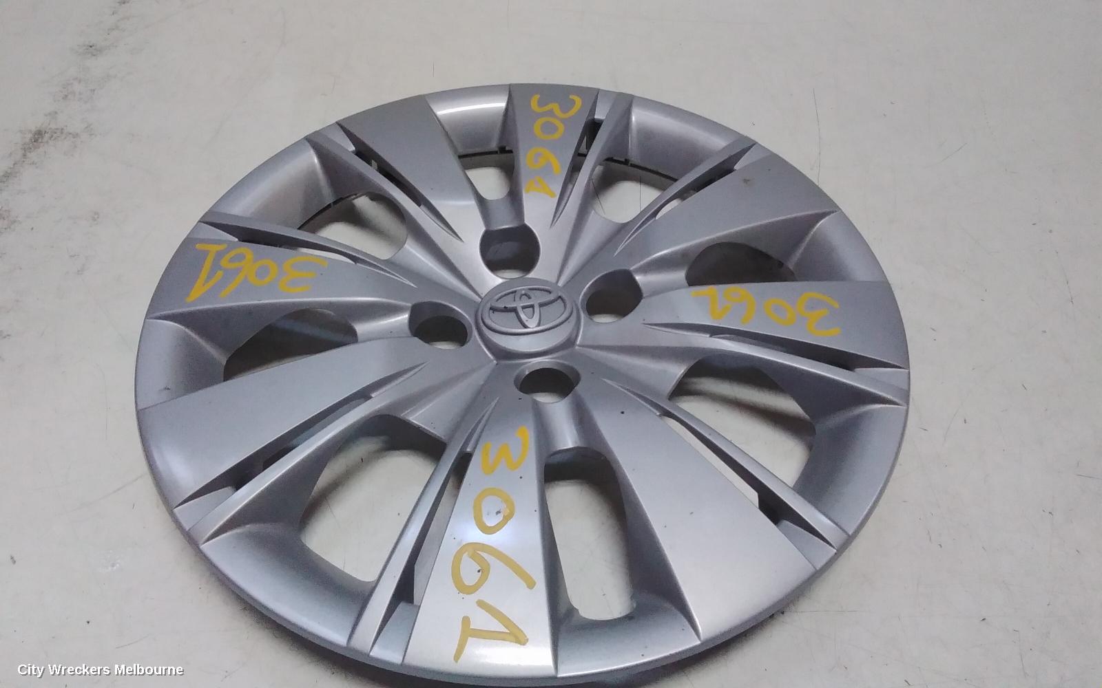 TOYOTA YARIS WHEEL COVER/HUB CAP, NCP9#, 10/2005 - 12/2016