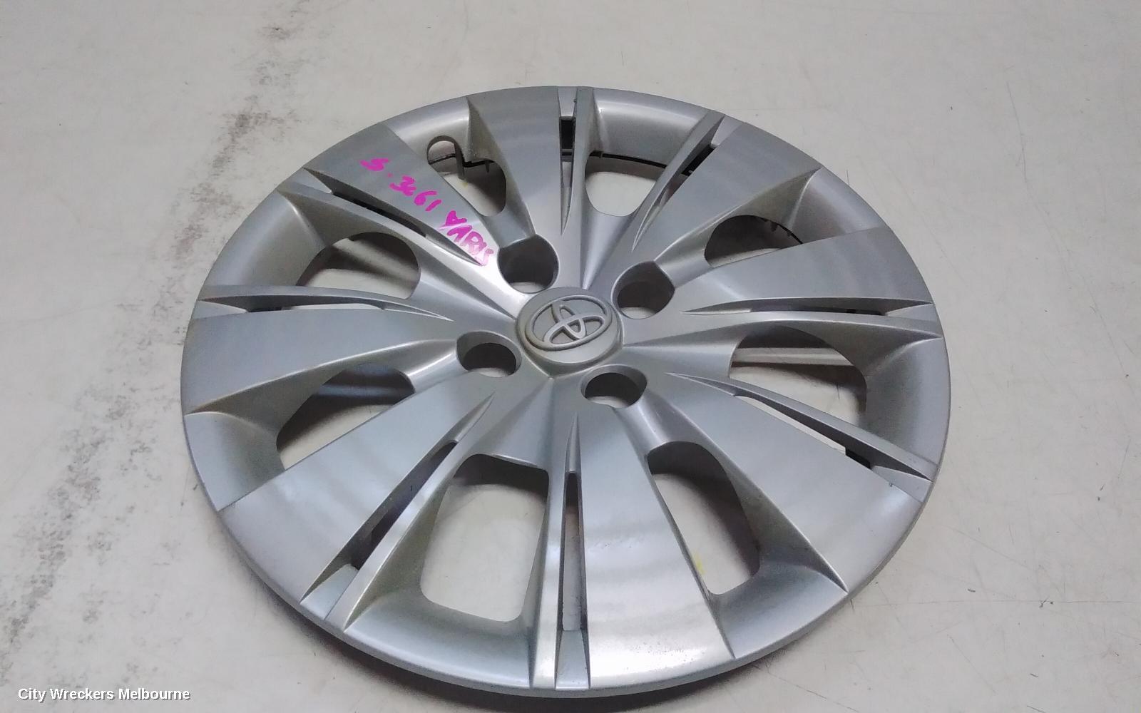 TOYOTA YARIS WHEEL COVER/HUB CAP, NCP9#, 10/2005 - 12/2016