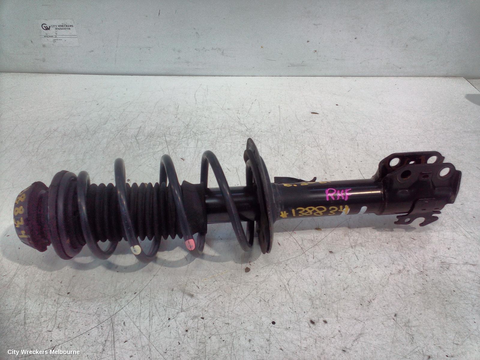 TOYOTA YARIS RIGHT FRONT STRUT, NCP13#, 07/2014 - 12/2016