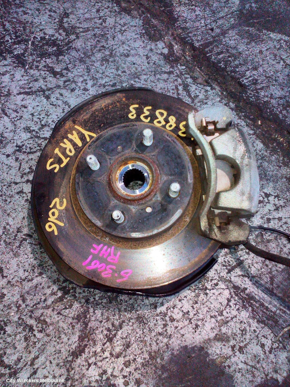 TOYOTA YARIS RIGHT FRONT HUB ASSEMBLY, NCP9#-NCP13#, 10/2005 - 12/2019